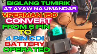 VPERMAN 150 MAHIRAP PAANDARIN PRIMARY COIL PALA DAHILAN AYAW MAGLABAS NG KURYENTE@Kapindot Moto TV