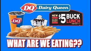 Dairy Queen Chicken Tenders $5 Buck Lunch | MY FIRST Fast Food Review | The Wolfe Pit
