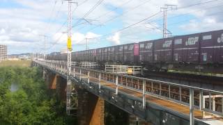 EF210-105 2089ﾚ 旭川橋梁付近通過