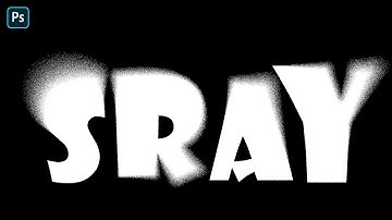 Quick Photoshop Tutorial | Spray Text Effect in Photoshop | Pixitz Studio | Text photoshop