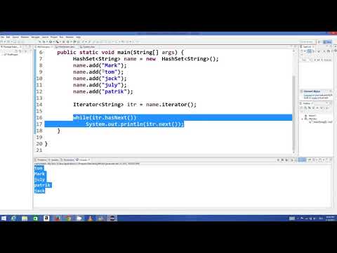 Java Tutorial For Beginners 35   HashSet in Java