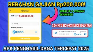 BARU RILIS! APLIKASI PENGHASIL SALDO DANA TERCEPAT 2025 | APLIKASI PENGHASIL UANG