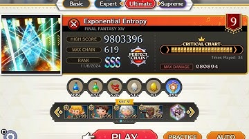 THEATRHYTHM FINAL BAR LINE Ultimate [FFXIV] Exponential Entropy 9