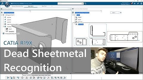 Dead Solid Recognition in Sheetmetal CATIA 3DExperience R19x (Live)