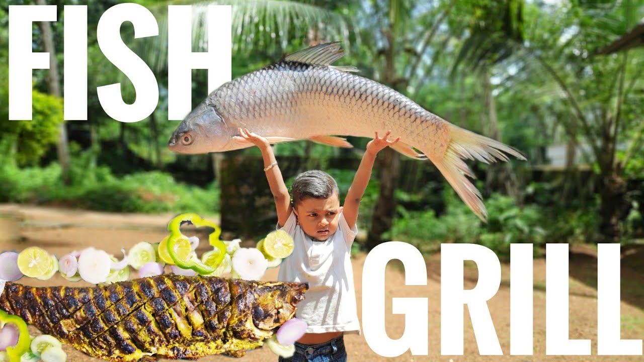 Big Fish Grilled Fish Grill Recipe Malayalam How to make tasty