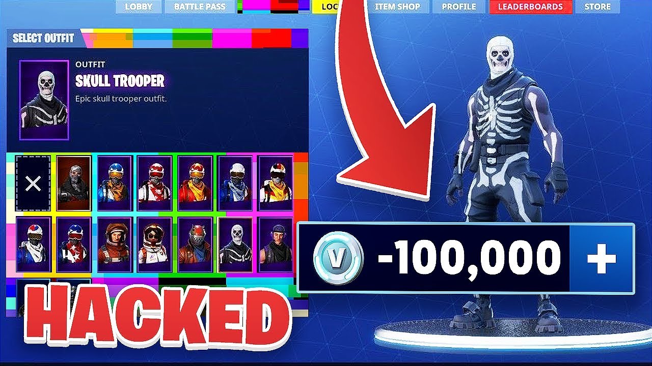 watch how a fortnite hacker stole 100 000 v bucks in 1 minute - fortnite hack vbucks