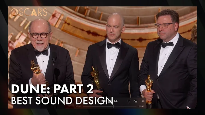 'Dune: Part 2' Wins Best Sound Design | 97th Oscars Speech (2025)