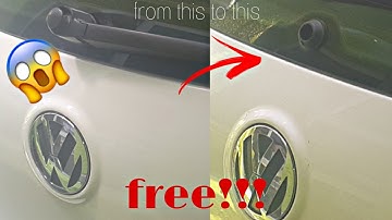Rear wiper delete DIY w
