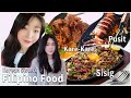 Korean friend reacts to Filipino foods 2 (Kare-Kare, Pusit, Sisig)