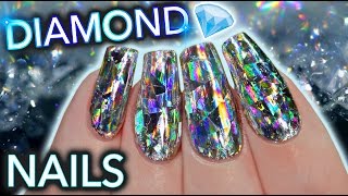 DIY Diamond Nails aka HOLO GET IT STRAIGHT DAMNIT