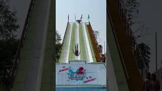 Man Soars Off Water Slide and Smacks His Back in the Water