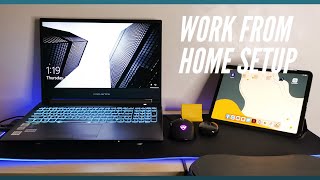 Setup my workstation with me | Work from home setup