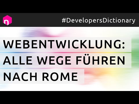 Webentwicklung: Alle Wege