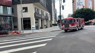 LAFD engine 9 responding