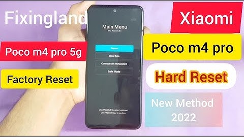 Hard Reset / Xiaomi Poco M4 Pro (2201117PG) Hard Reset & Unlock Pattern / New Method 2022