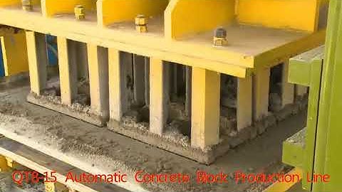 QT8-15 Germany design full automatic concrete paving Block making machine