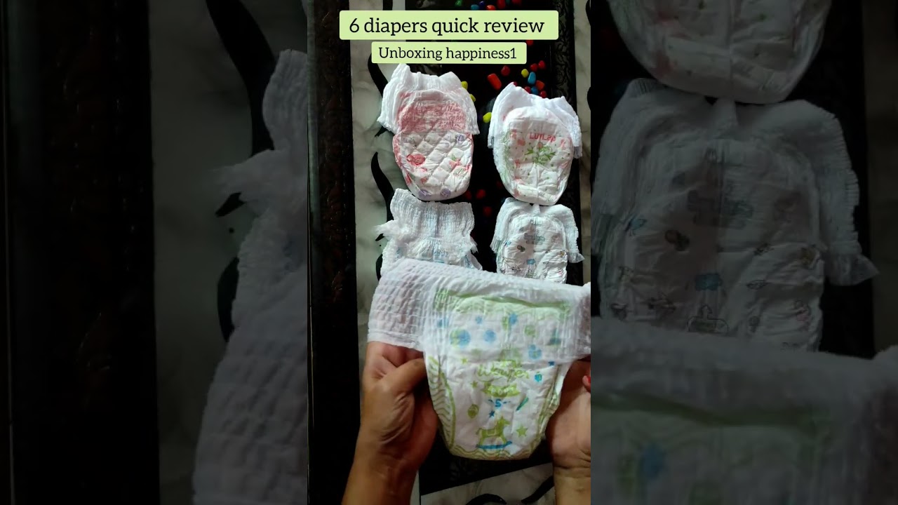 6 diapers quick review best diaper for babies #bestdiaper #shortvideo #shortvideo