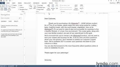 Word 2013 [Essential Training] - Using Tab Stops and Indents 4/14P5
