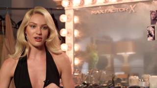 Candice Swanepoel for Max Factor on Glamour Transformation