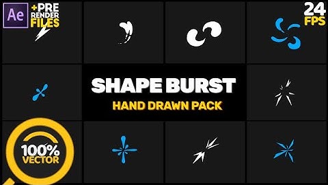 Shape Burst Pack After Effects Templates