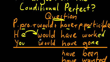 How To Ask a Qustion in the Conditional Perfect Tense