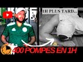 💪🏼 400 POMPES EN 1H 😵 POUR FÊTER MES 400 ABONNES SUR LA CHAINE ❗️ (version longue)