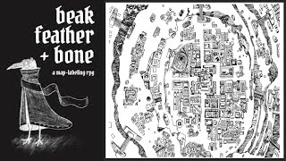 Beak Feather and Bone - Map Labelling Game