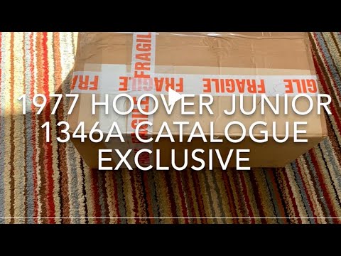 1977 Hoover junior 1346A lilac colour catalogue exclusive first Look 19th May 2019 pre restoration