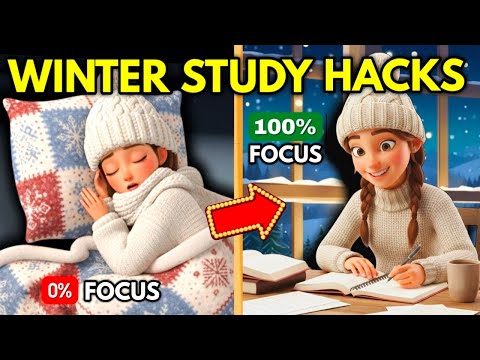 The Best Winter STUDY HACKS🔥| How to Study in Winters| The Best Winter Study Routine | Secret Tips🔥