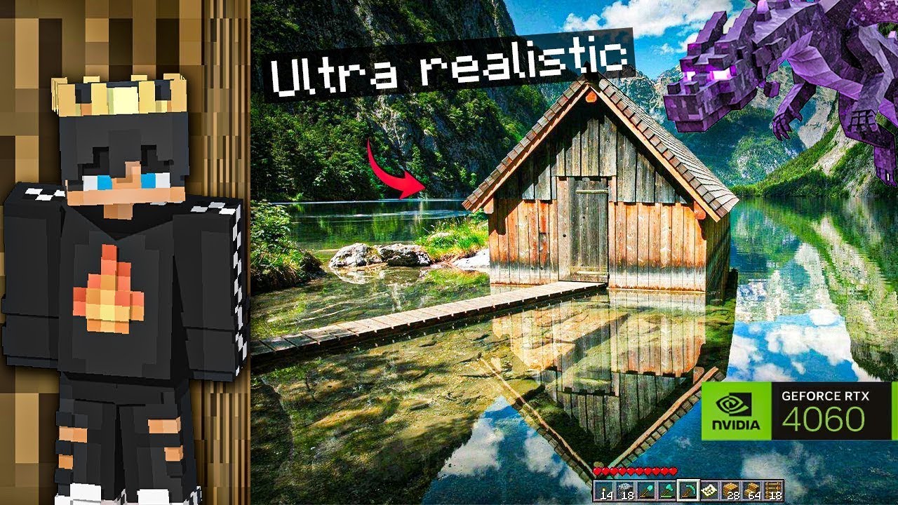 MINECRAFT ULTRA REALISTIC ON RTX 4060!!