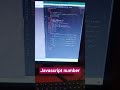 Javascript number #music #aiart