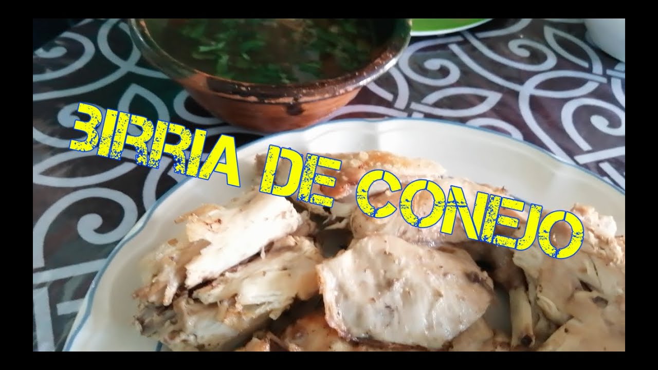 Como preparar birria de conejo? y ¿Conejo al mojo de ajo? - YouTube