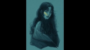 Digital Art Timelapse Procreate | Comic book Style Portrait