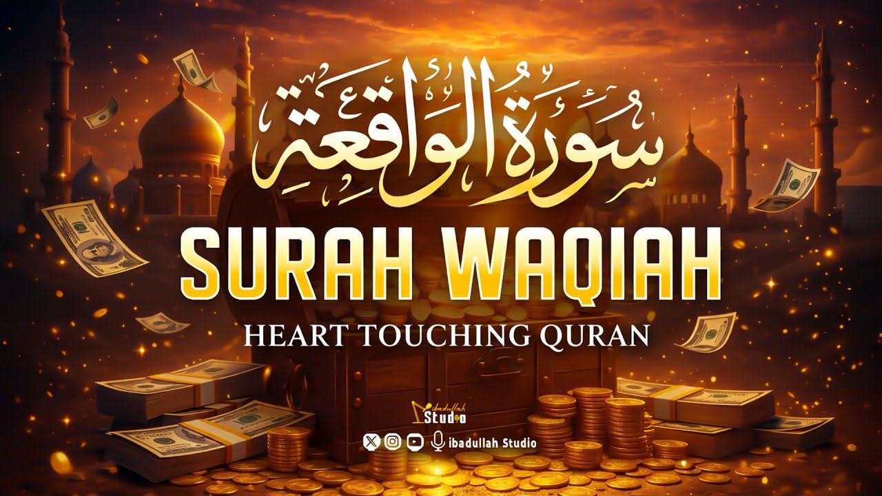 Surah Al-Waqiah سورة الواقعة | Powerful Daily Quran Recitation for Rizq & Sustenance #alwaqiah