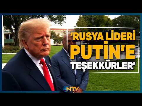 Son Dakika: Putin'e Teşekkür Eden Trump'tan Zelenski'ye Petrol Yanıtı! | NTV