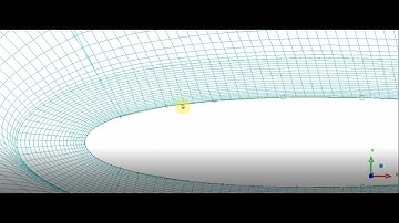 2D Mesh around airfoil NACA0012 ICEMCFD