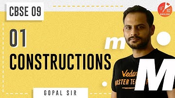 Construction L-1 | Bisector of Line Segment, Specific Angles & Equilateral Triangle | CBSE 9 Maths