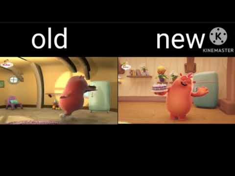 Cuddlies intro old vs new (side by side comparison) - YouTube