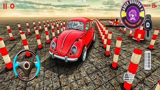 Car Driver 2 Hard Parking Red Far Very🚧🚸 deficulte level Impossible to park🙄dont hit Pro driver park screenshot 1