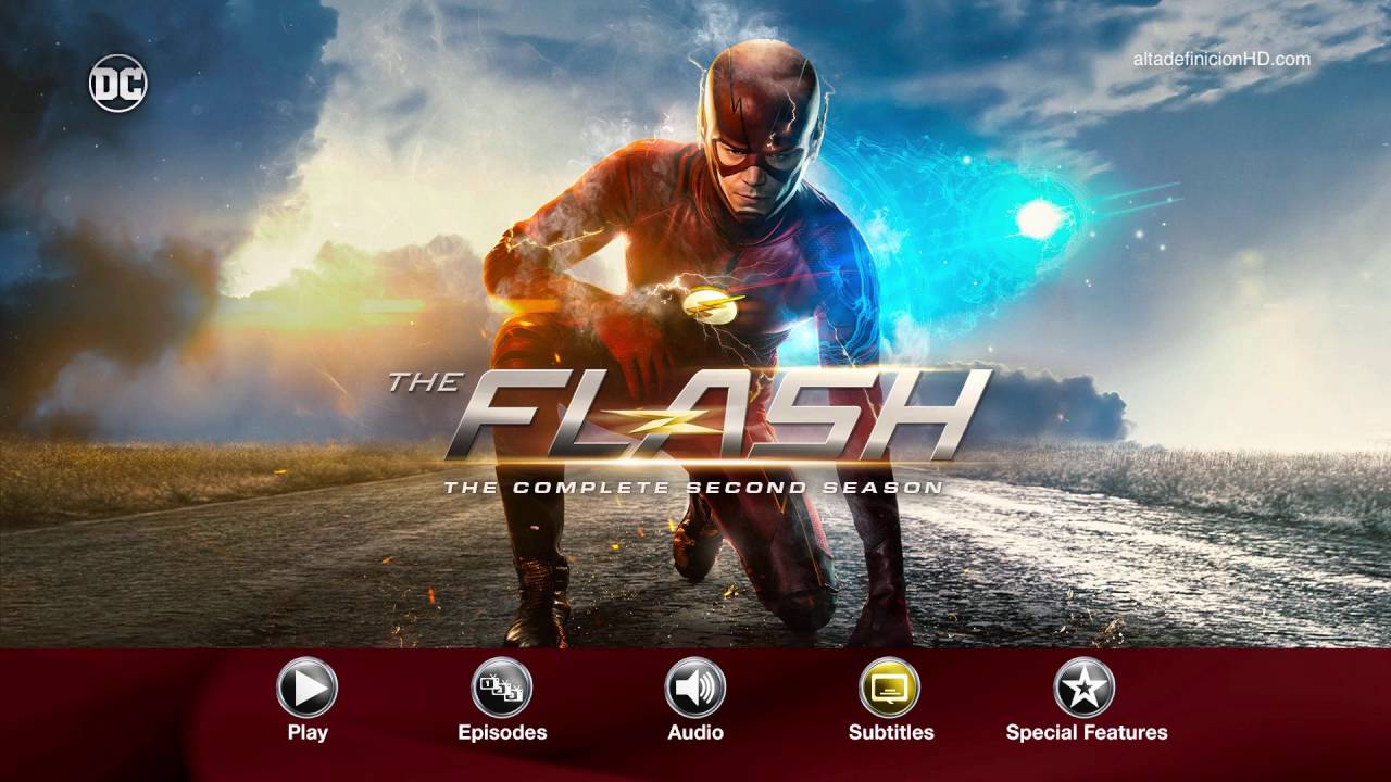 The Flash Temporada 2: Navegación y contenidos del Blu-ray