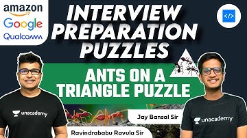 Ants on a Triangle Puzzle | Interview Preparation Puzzles | Ravindrababu Ravula | Jay Bansal