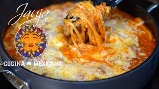 Espagueti Rojo de Lujo Bien Cremoso by Jauja Cocina Mexicana 370,429 views 6 months ago 9 minutes, 31 seconds