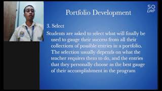 Final Output for Assessment in Learning 2 Video report about Portfolio Assessment