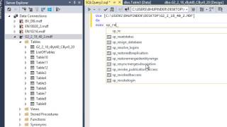 How to Rename a Table in t-sql in Visual Studio