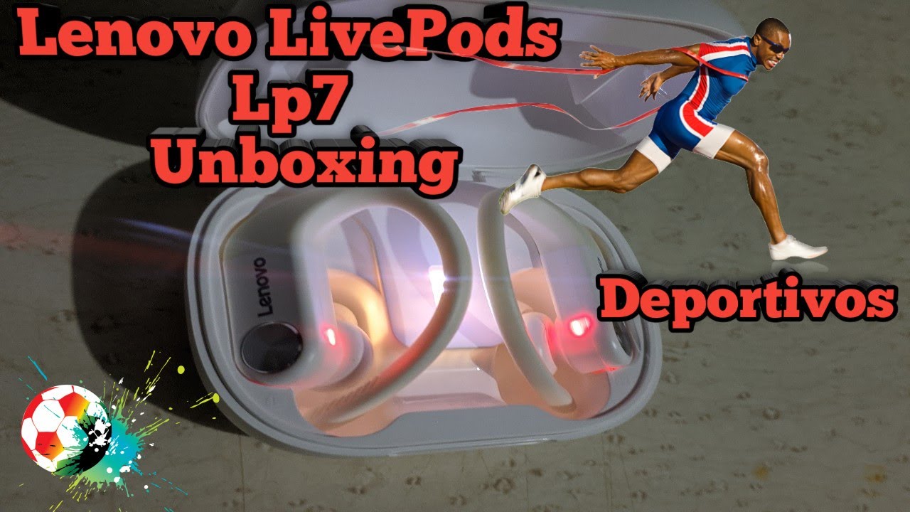 Auriculares Lenovo Livepods LP7 Deportivos Unboxing - YouTube