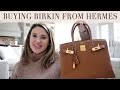 PURCHASING NEW A HERMES BIRKIN: HOW I BOUGHT IT FROM THE STORE,  PRICE, INITIAL THOUGHTS AND MORE!