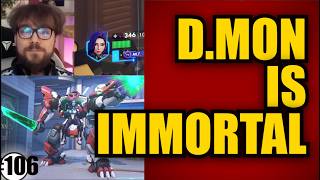 This D.Mon Bug Makes Her LITERALLY Immortal On Day One... - Overwatch Funny Moments #106