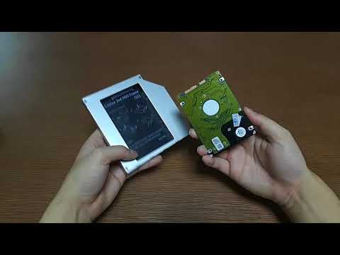 Universal 2nd HDD Caddy Unboxing and installation