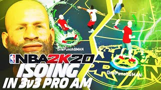 i tried to iso in the new 3v3 pro am on nba 2k20... they could not stop me