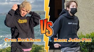 Knox Jolie-Pitt Jolie Pitt s Son Vs Cruz Beckham David Beckham s Son Transformation 2022
